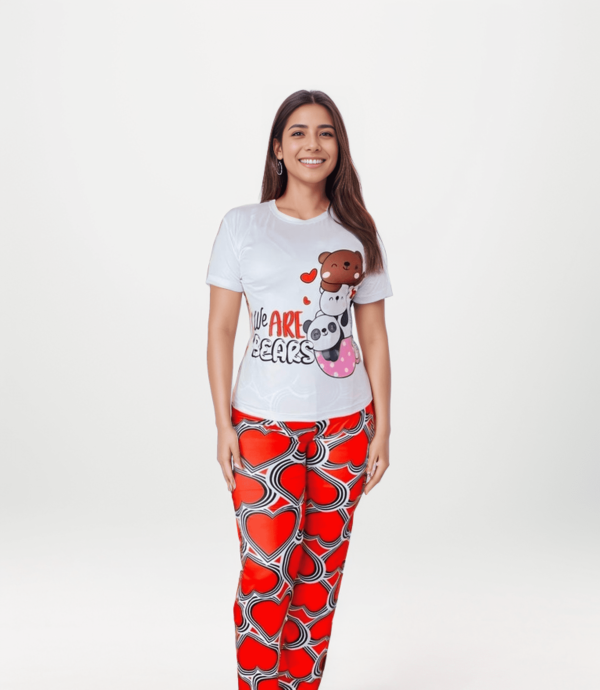 Pijama osos corazones